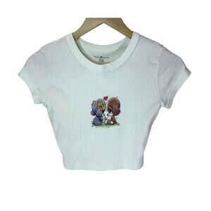 Brandy Melville Youth Girls Top Dog Graphic One Size